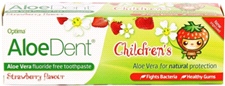 AloeDent Cool Strawberry Children's Toothpaste + Co Q 10, Tea Tree & Silica - 50ml