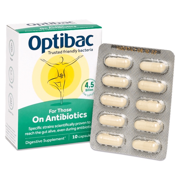 Optibac Probiotics - For Those On Antibiotics (10 Capsules)