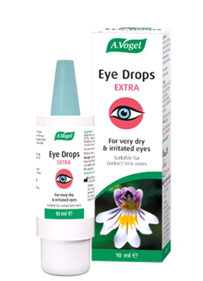 A Vogel - Eye drops Extra Moisturising containing Euphrasia and Hyaluronic Acid (10ml) - For extremely dry, tired & irritated eyes