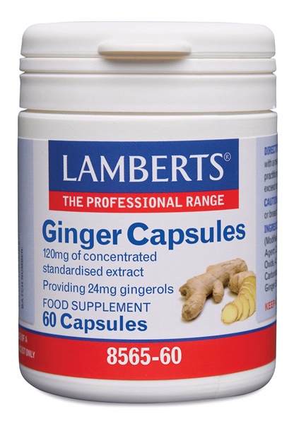 LAMBERTS - Ginger Capsules (60 caps)