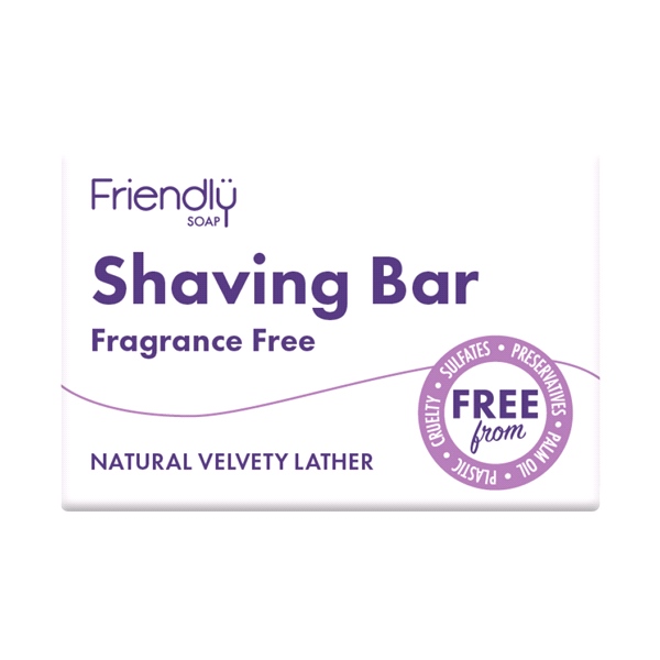 Friendly Soap - Shaving Bar - Fragrance Free (95g)