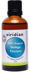 Viridian Nutrition - 100% Organic Ginkgo biloba (50ml)