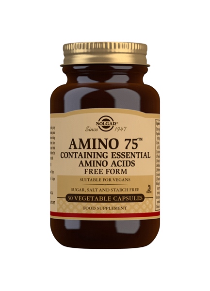 Solgar - Amino 75 (Essential Amino Acids) 30 Vegetable Capsules