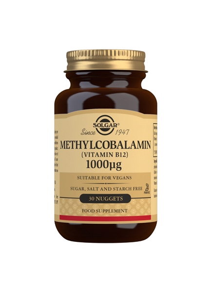 Solgar - Methylcobalamin (vitamin B12) - 1000mcg (30 Nuggets)