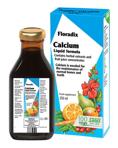 Floradix - Floradix CALCIUM Liquid Formula (250ml) - Essential for strong bones and teeth
