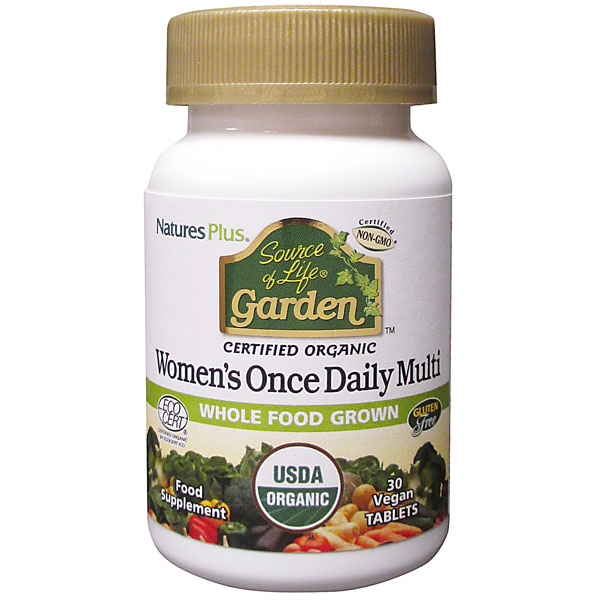 Natures Plus - Source of Life Garden Organic Women's Once Daily Multi (30 Vegan Tablets)
