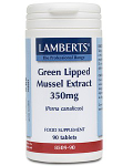 LAMBERTS - Green Lipped Mussel Extract 350mg- 90 tabs
