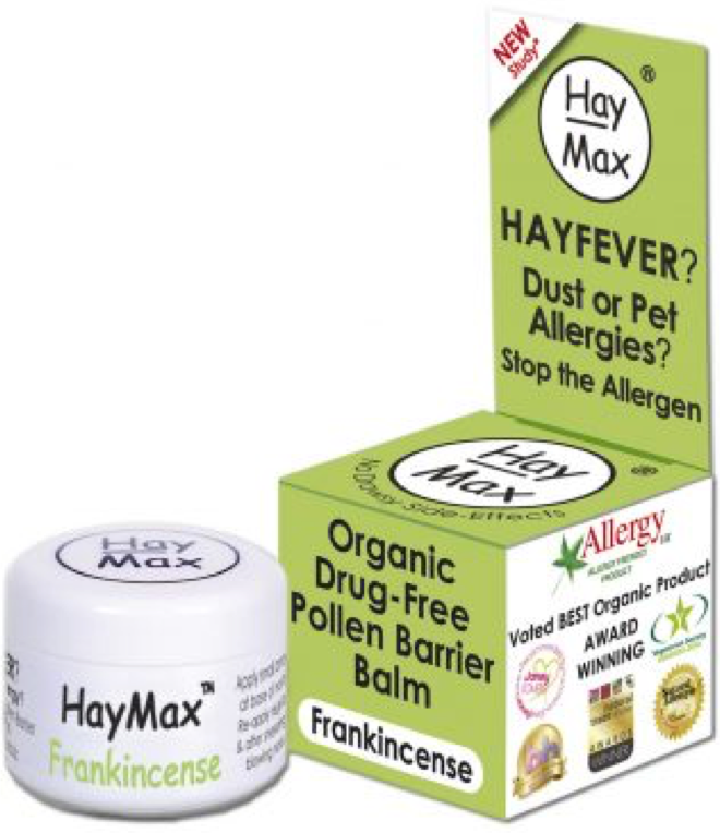 HayMax - HayMax Frankincense (5ml) - Organic Pollen Barrier Balm for Hayfever