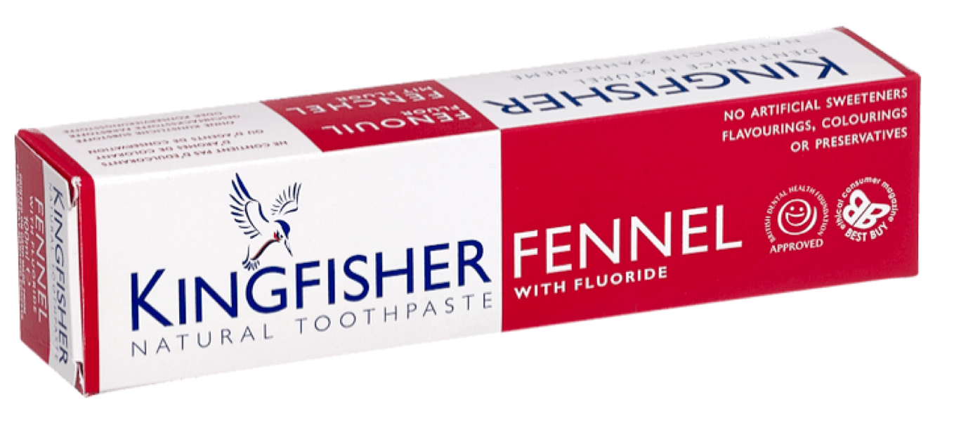 Kingfisher Toothpaste - Fennel with Fluoride Toothpaste (100ml)