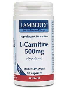 LAMBERTS - L-Carnitine 500mg 60 caps