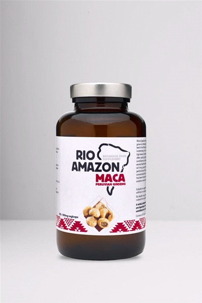 Rio Amazon - Maca pure powdered root 500mg  ( 120 Veg. Caps ) - Increases Libido