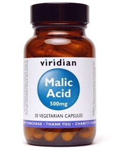 Viridian Nutrition - Malic Acid 500mg 90 Veg Caps