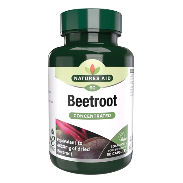 Natures Aid - Beetroot Concentrated ( 60 V Caps )