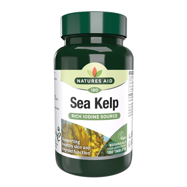 Natures Aid - Sea Kelp - 187mg (180 Tabs)