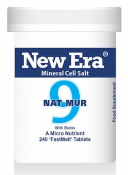 New Era - Nat Mur No. 9 ( 240 Tablets ) For Body water distribution; watery colds, flow of tears; loss of smell.