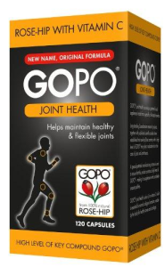 G.R. Lane - GOPO  Rosehip  extract  ... 750mg... (120 CAPS) - ONE PACK-for Arthritis & Joint Health