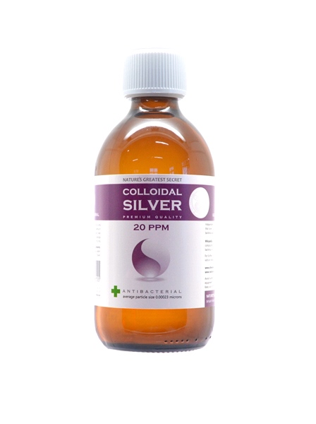 Nature's Greatest Secret - 20 ppm Colloidal Silver Bottle (300ml)