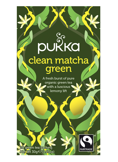 Pukka Herbal Teas - CLEAN MATCHA GREEN TEA (20 sachets)