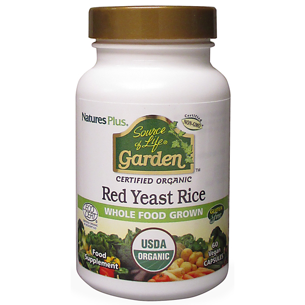 Natures Plus - Source Of Life Garden Red Yeast Rice (60 Vegan Capsules)