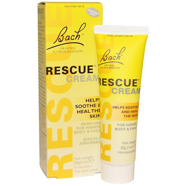 Bach Flower Remedies - Rescue Cream (50g) - to soothe & restore