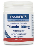 LAMBERTS - Thiamin 100mg (viatamin B1) 90 caps