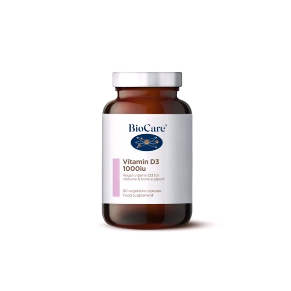 BioCare - Vitamin D3 1000iu  (60 Capsules)