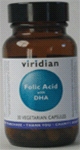 Viridian Nutrition - Folic Acid with DHA (90 v caps)