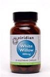 Viridian Nutrition - Organic White Willow 400mg 30 Veg Caps
