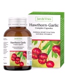 Jan de Vries Hawthorn-Garlic Complex Capsules (90 Caps) - maintain normal heart function