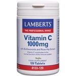 Vitamin C 1000mg with Bioflavonoids and Rose Hips (120 tabs)