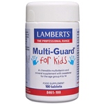 Multi-Guard for Kids - Tasty chewable vitamins and minerals for children aged 4-14 years (100 Tablets)