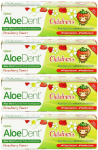 AloeDent Cool Strawberry Children's Toothpaste + Co Q 10, Tea Tree & Silica - 50ml (4 pack)