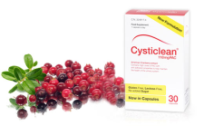 Cysticlean - 240mg PAC (30 VCapsules)  1 PACK - For Healthy Urinary System