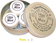 HayMax PURE Triple Pack (5ml x 3) - Organic Pollen Barrier Balm for Hayfever