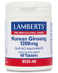 Korean Ginseng 600mg- 60 tabs