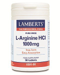 L-Arginine HCI 1000mg 90 tabs