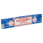 Nag Champa Incense Sticks (15g) - FIVE PACKS - AVERAGE 15 STICKS PER PACK