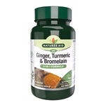 Ginger, Turmeric & Bromelain (60 Tablets)