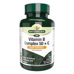 Vitamin B Complex 50 + C High Potency (with Vitamin C) - 90 Tabs