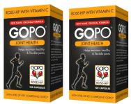 GOPO   Rosehip extract ...750mg... (120 CAPS) - TWO PACKS - for  Arthritis & Joint  Health