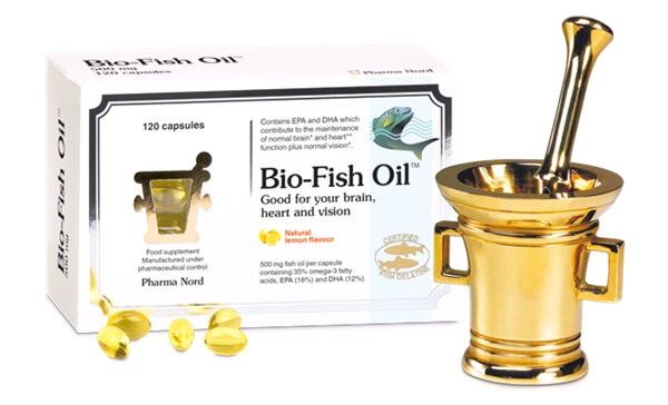 Pharma Nord - Bio-Fish Oil - Natural Omega 3 fish oil in fish gelatine (120 Capsules)