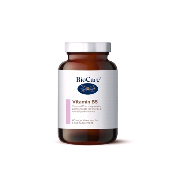 BioCare - Vitamin B5 (as Magnesium Pantothenate) 60 Vegetable Capsules