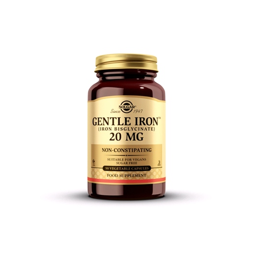 Solgar - Gentle Iron 20mg Non-Constipating (90 Veg Caps)