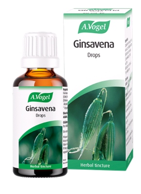 A Vogel - Ginsavena Drops (50ml) - Avena Sativa Herb (Oat) and Eleutherococcus (Siberian Ginseng)