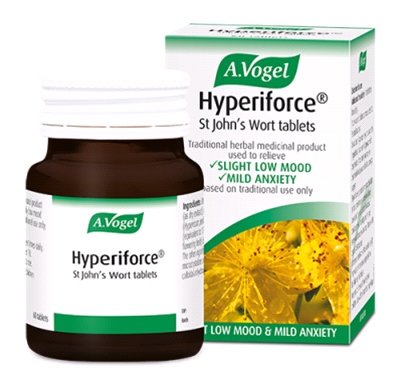 A Vogel - Hyperiforce St John’s Wort (60 Tablets) - used to relieve the symptoms of slightly low mood and mild anxiety