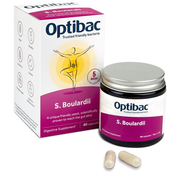 Optibac Probiotics - Saccharomyces Boulardii ( 80 Capsules )
