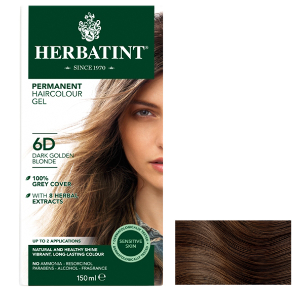 HERBATINT - Dark Golden Blonde 6D - 150ml