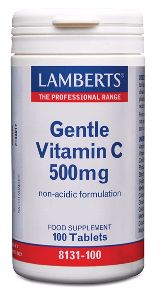 LAMBERTS - Gentle Vitamin C 500mg (100 tabs)