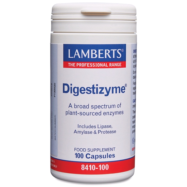 LAMBERTS - Digestizyme (Plant-sourced enzymes) 100 caps