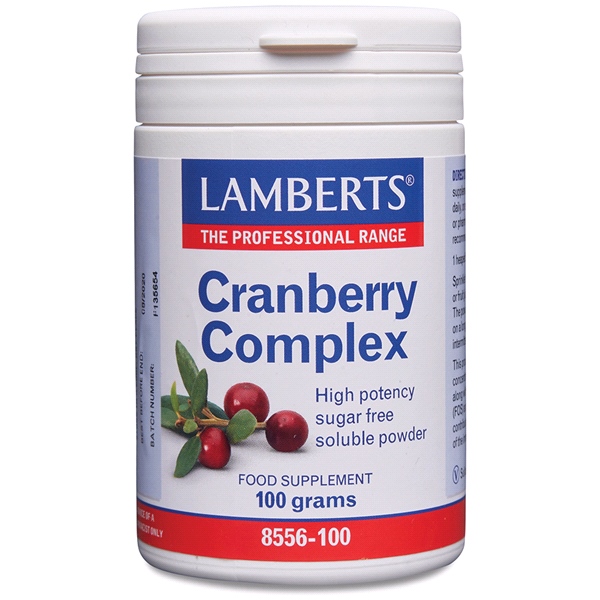 LAMBERTS - Cranberry Complex Powder (With FOS and Vitamin C) 100g Pdr